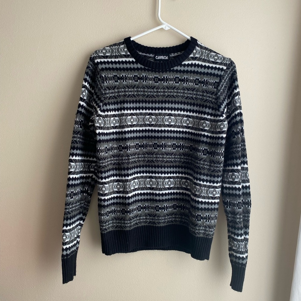 Black and White Sweater
